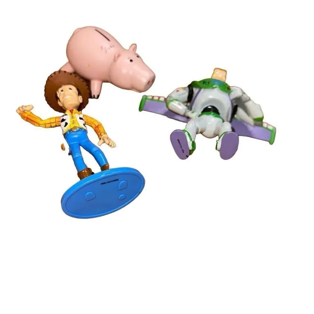 Toy story Sheriff Woody Movieline figure, buzz, and hamm Toys Collection Disney